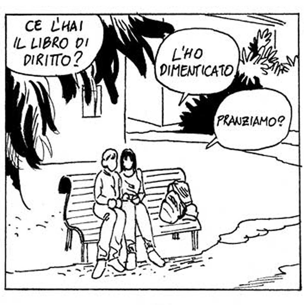 Marcello e Giuseppina fumetto breve