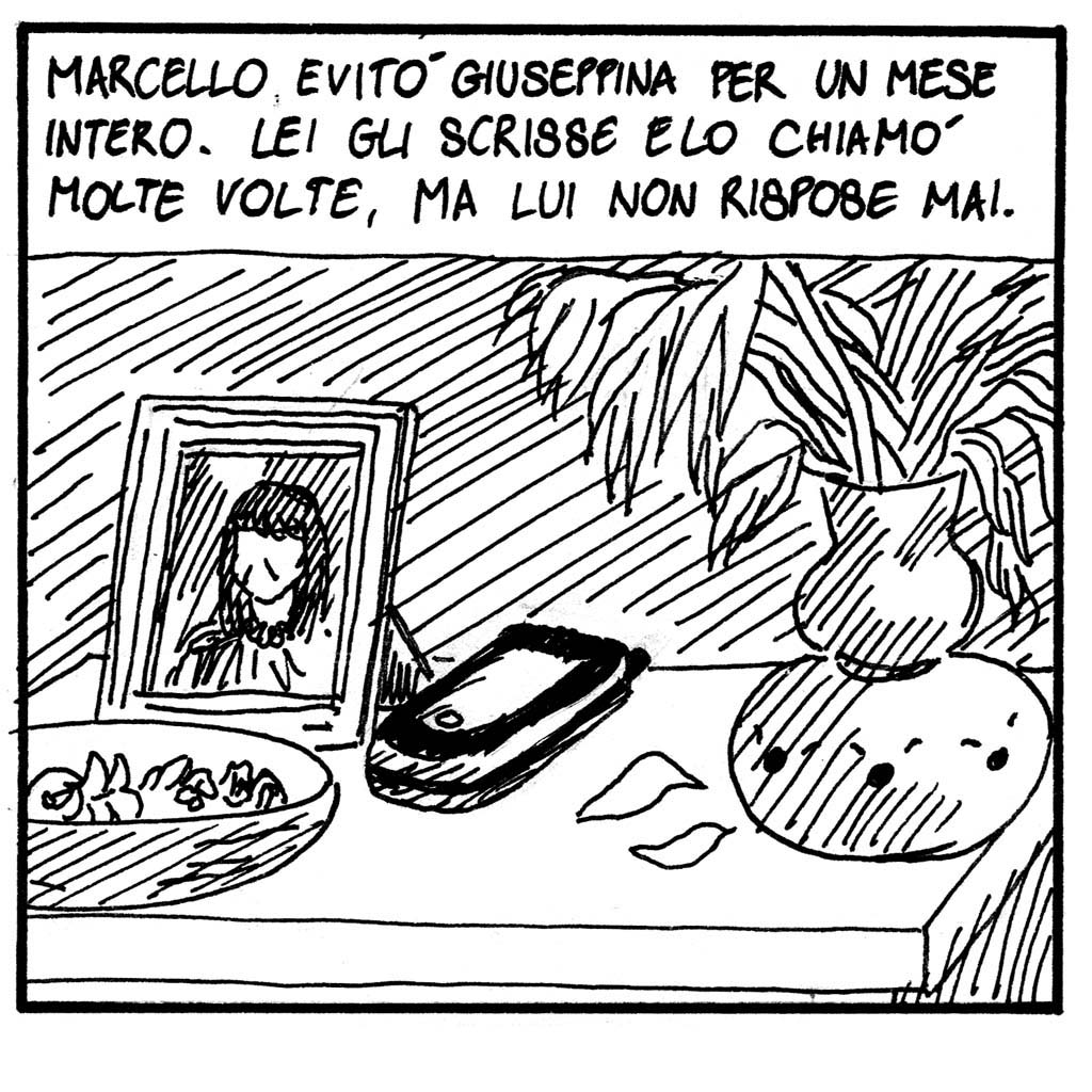 marcello e giuseppina storia a fumetti francesco saresin