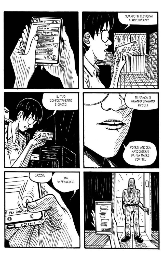 storia a fumetti - francesco saresin- una stupida necessità - webcomic